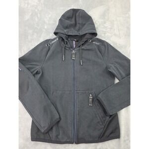 Bmw Full-Zip‎ Hooded Jacket Men's S Black Flex